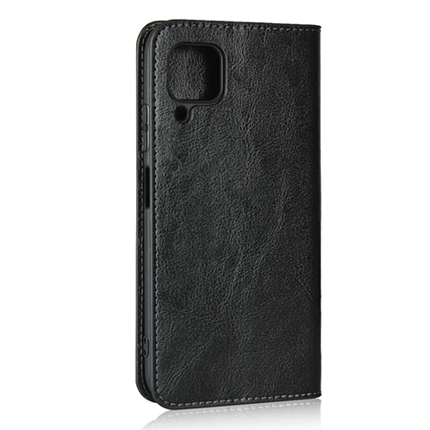 Funda de Cuero Cartera con Soporte Carcasa L05 para Huawei Nova 6 SE Negro