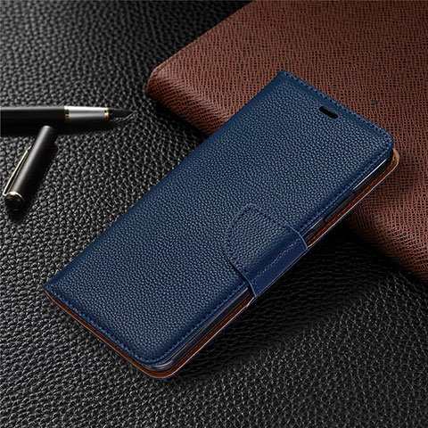 Funda de Cuero Cartera con Soporte Carcasa L05 para Nokia 5.3 Azul