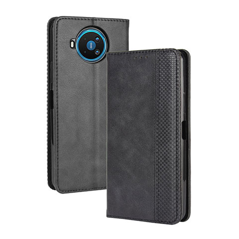 Funda de Cuero Cartera con Soporte Carcasa L05 para Nokia 8.3 5G Negro