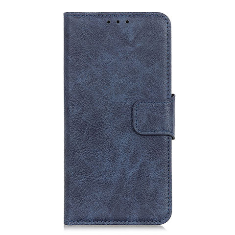 Funda de Cuero Cartera con Soporte Carcasa L05 para Oppo A15 Azul