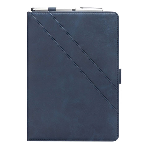 Funda de Cuero Cartera con Soporte Carcasa L05 para Samsung Galaxy Tab S6 Lite 10.4 SM-P610 Azul