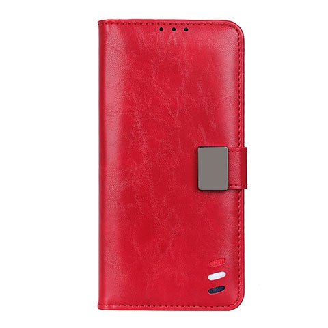 Funda de Cuero Cartera con Soporte Carcasa L05 para Xiaomi Mi 10T 5G Rojo