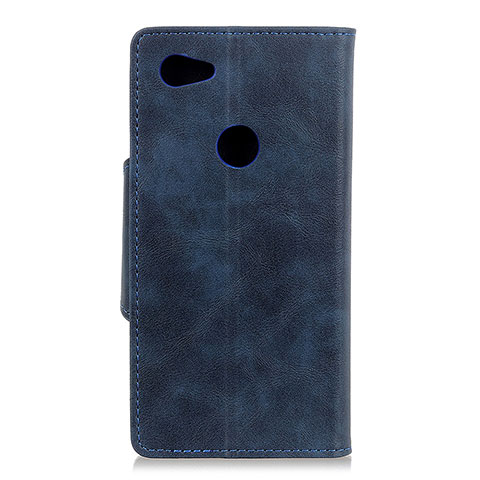 Funda de Cuero Cartera con Soporte Carcasa L06 para Google Pixel 3a XL Azul