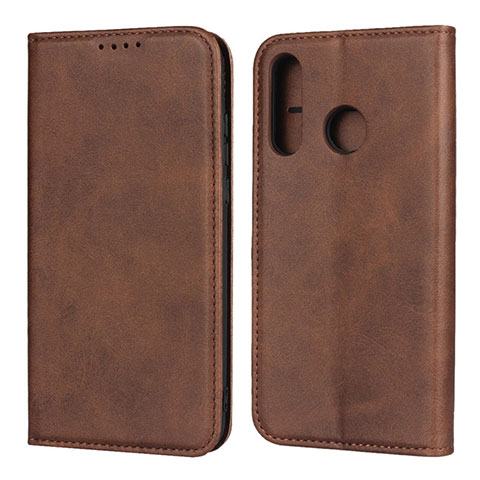 Funda de Cuero Cartera con Soporte Carcasa L06 para Huawei P30 Lite New Edition Marron