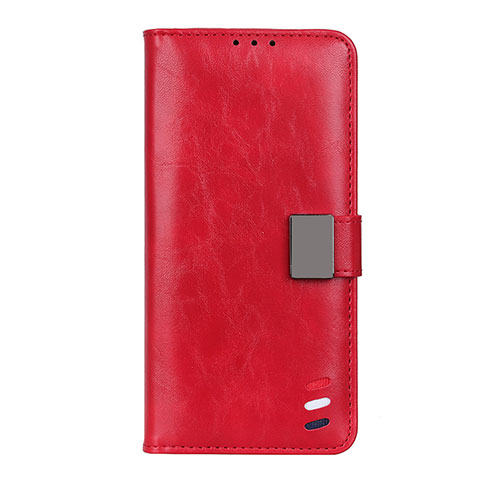 Funda de Cuero Cartera con Soporte Carcasa L06 para Motorola Moto G 5G Rojo