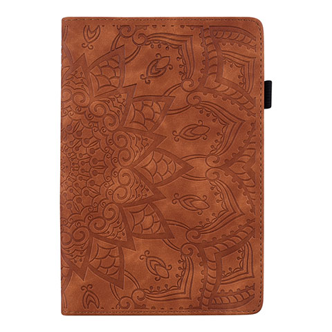 Funda de Cuero Cartera con Soporte Carcasa L06 para Samsung Galaxy Tab S6 Lite 10.4 SM-P610 Marron