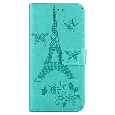 Funda de Cuero Cartera con Soporte Carcasa L06 para Sony Xperia 8 Cian