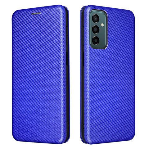 Funda de Cuero Cartera con Soporte Carcasa L06Z para Samsung Galaxy F23 5G Azul