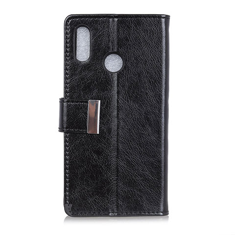 Funda de Cuero Cartera con Soporte Carcasa L07 para Asus Zenfone 5 ZE620KL Negro