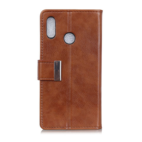 Funda de Cuero Cartera con Soporte Carcasa L07 para Asus Zenfone Max ZB555KL Marron