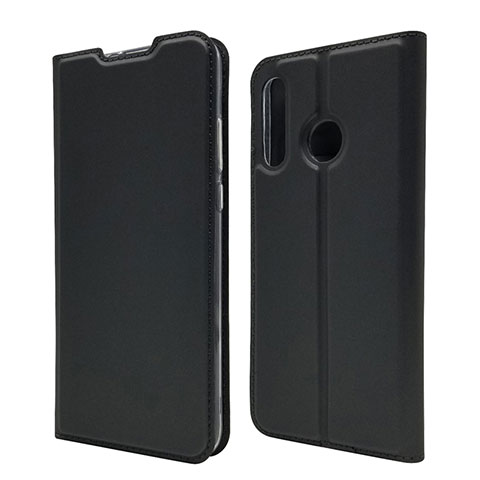 Funda de Cuero Cartera con Soporte Carcasa L07 para Huawei P30 Lite New Edition Negro