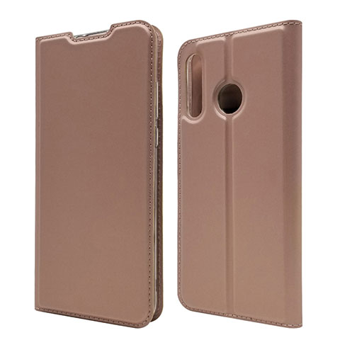 Funda de Cuero Cartera con Soporte Carcasa L07 para Huawei P30 Lite Oro Rosa