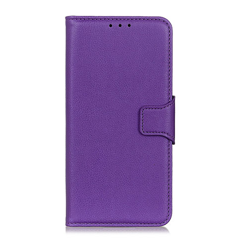 Funda de Cuero Cartera con Soporte Carcasa L07 para Oppo A31 Morado