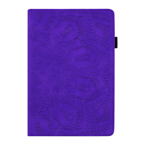 Funda de Cuero Cartera con Soporte Carcasa L08 para Huawei MediaPad M6 8.4 Morado