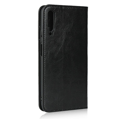 Funda de Cuero Cartera con Soporte Carcasa L08 para Huawei Y9s Negro