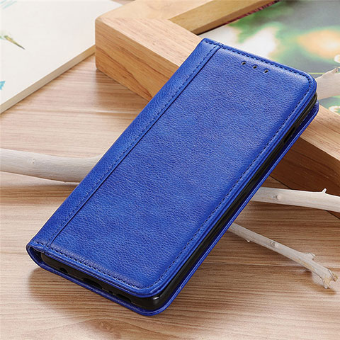 Funda de Cuero Cartera con Soporte Carcasa L08 para LG K42 Azul