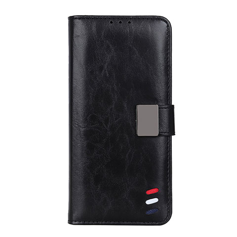 Funda de Cuero Cartera con Soporte Carcasa L08 para Realme Q2 Pro 5G Negro