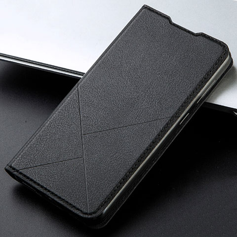 Funda de Cuero Cartera con Soporte Carcasa L08 para Xiaomi Redmi 8 Negro