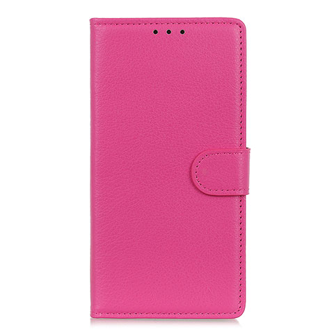 Funda de Cuero Cartera con Soporte Carcasa L09 para Huawei Mate 40 Lite 5G Rosa Roja