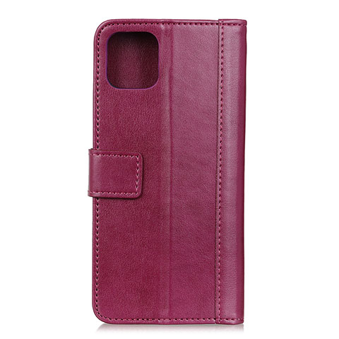 Funda de Cuero Cartera con Soporte Carcasa L09 para Samsung Galaxy A71 4G A715 Rojo Rosa