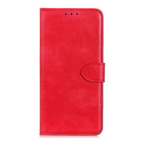 Funda de Cuero Cartera con Soporte Carcasa L10 para Huawei Honor 9S Rojo