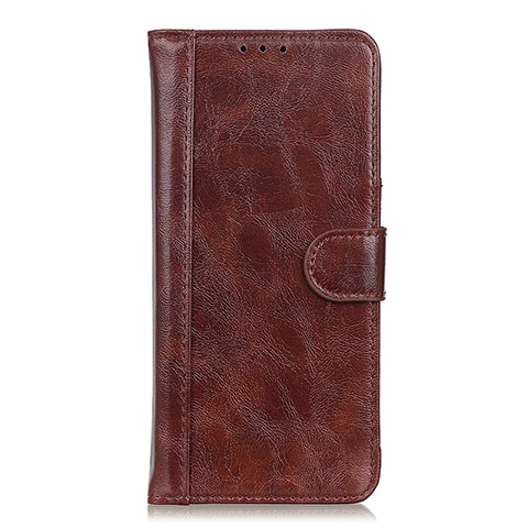 Funda de Cuero Cartera con Soporte Carcasa L10 para Realme Q2 Pro 5G Marron