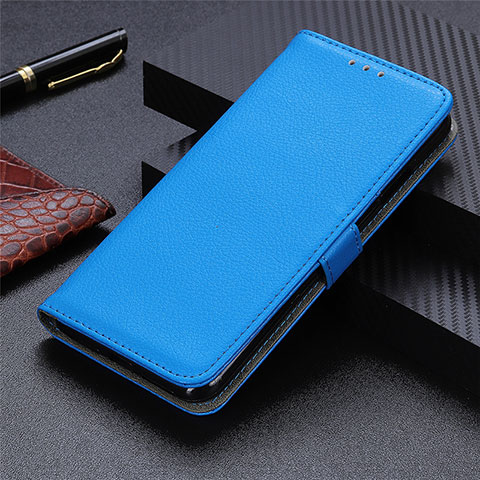 Funda de Cuero Cartera con Soporte Carcasa L11 para Realme Q2 Pro 5G Azul Cielo