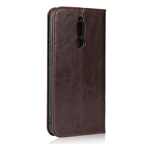 Funda de Cuero Cartera con Soporte Carcasa L11 para Xiaomi Redmi 8 Marron