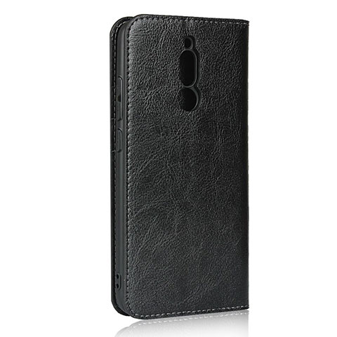 Funda de Cuero Cartera con Soporte Carcasa L11 para Xiaomi Redmi 8 Negro