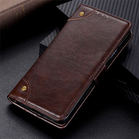 Funda de Cuero Cartera con Soporte Carcasa L15 para Xiaomi Mi 10 Ultra Marron