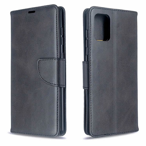 Funda de Cuero Cartera con Soporte Carcasa L16 para Samsung Galaxy A71 5G Negro