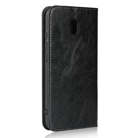 Funda de Cuero Cartera con Soporte Carcasa L16 para Xiaomi Redmi 8A Negro