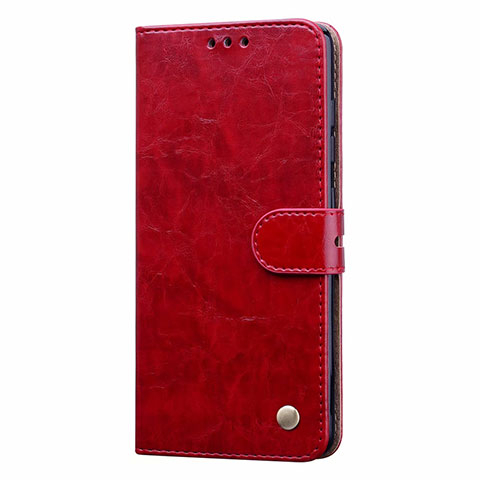 Funda de Cuero Cartera con Soporte Carcasa L23 para Samsung Galaxy A71 5G Rojo