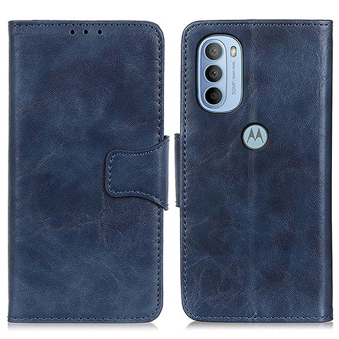 Funda de Cuero Cartera con Soporte Carcasa M02L para Motorola Moto G41 Azul