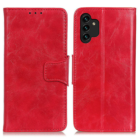 Funda de Cuero Cartera con Soporte Carcasa M02L para Samsung Galaxy A13 5G Rojo