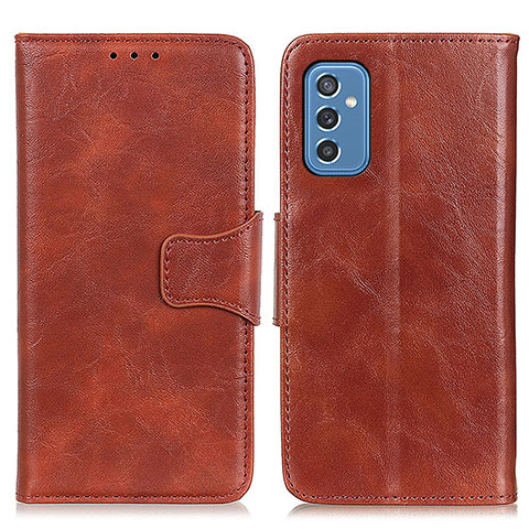 Funda de Cuero Cartera con Soporte Carcasa M02L para Samsung Galaxy M52 5G Marron