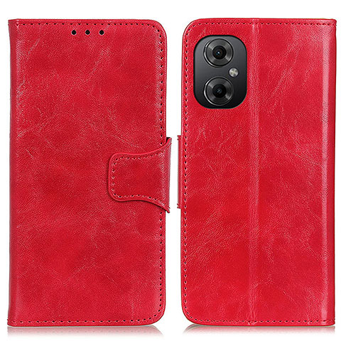 Funda de Cuero Cartera con Soporte Carcasa M02L para Xiaomi Poco M4 5G Rojo