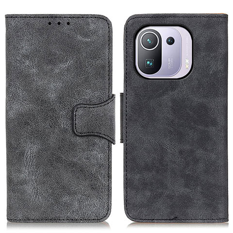 Funda de Cuero Cartera con Soporte Carcasa M03L para Xiaomi Mi 11 Pro 5G Gris