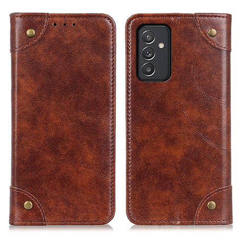 Funda de Cuero Cartera con Soporte Carcasa M04L para Samsung Galaxy Quantum2 5G Marron