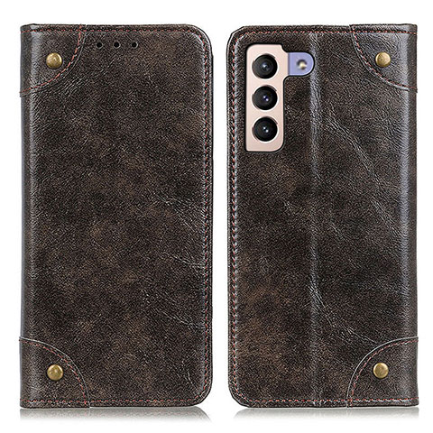 Funda de Cuero Cartera con Soporte Carcasa M04L para Samsung Galaxy S22 5G Bronze