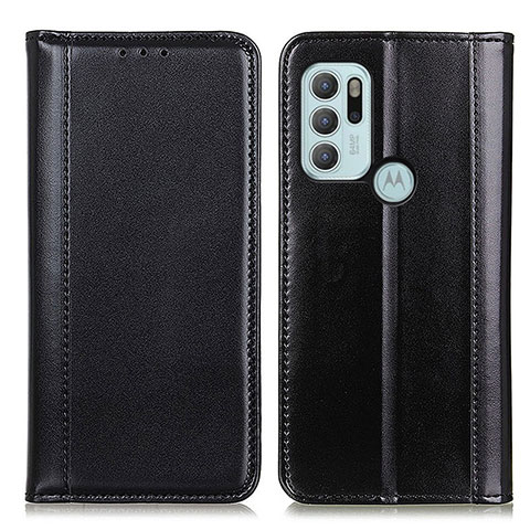 Funda de Cuero Cartera con Soporte Carcasa M05L para Motorola Moto G60s Negro