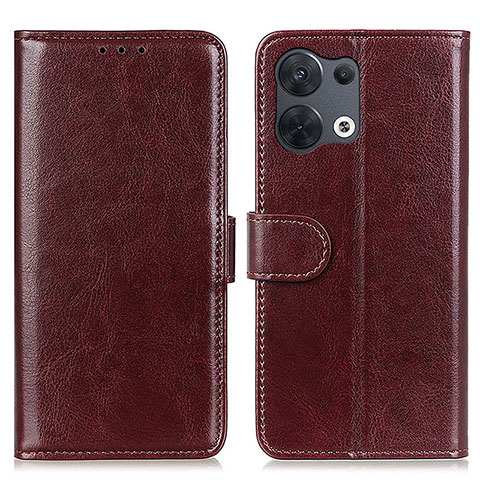 Funda de Cuero Cartera con Soporte Carcasa M07L para Oppo Reno8 Pro+ Plus 5G Marron