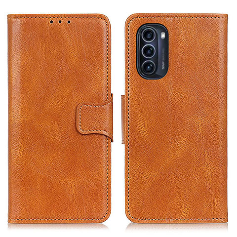 Funda de Cuero Cartera con Soporte Carcasa M09L para Motorola Moto G52j 5G Marron