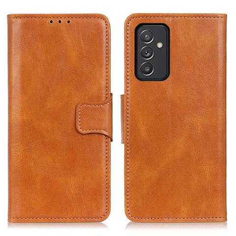 Funda de Cuero Cartera con Soporte Carcasa M09L para Samsung Galaxy Quantum2 5G Marron