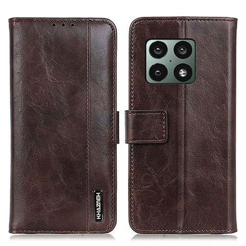 Funda de Cuero Cartera con Soporte Carcasa M11L para OnePlus 10 Pro 5G Marron