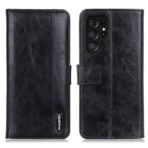 Funda de Cuero Cartera con Soporte Carcasa M13L para Samsung Galaxy S21 Ultra 5G Negro