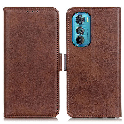 Funda de Cuero Cartera con Soporte Carcasa M15L para Motorola Moto Edge 30 5G Marron