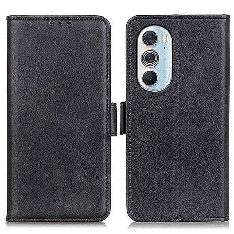 Funda de Cuero Cartera con Soporte Carcasa M15L para Motorola Moto Edge Plus (2022) 5G Negro