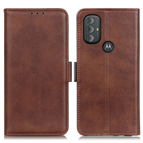 Funda de Cuero Cartera con Soporte Carcasa M15L para Motorola Moto G Power (2022) Marron