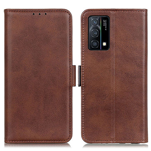 Funda de Cuero Cartera con Soporte Carcasa M15L para Oppo K9 5G Marron